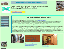 Tablet Screenshot of bunker-kunersdorf.de